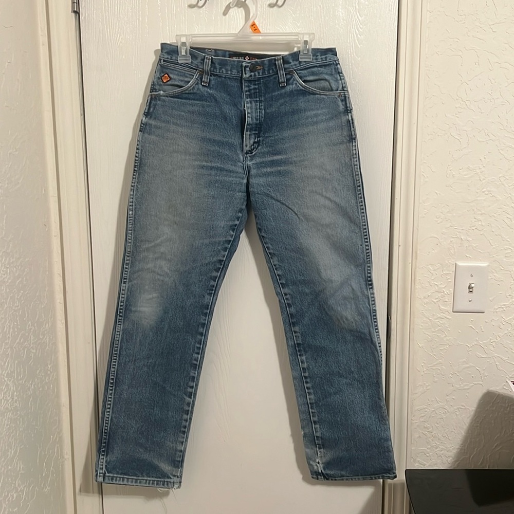 WRANGLER® FR FLAME RESISTANT ORIGINAL FIT JEAN IN PREWASH 32Wx32L